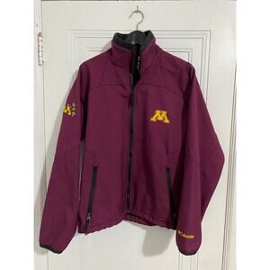 Minnesota Golden Gophers Columbia Softshell Performance Jacket Size M